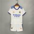 Kids/Youth Real Madrid 21-22 Home White Soccer Football Kit(Shirt+Short)