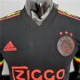 Ajax 21-22 Third Black Soccer Jersey Football Shirt (Player Version)