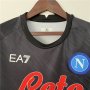 Napoli 23/24 Soccer Shirt Third Black Football Shirt