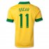 13/14 Brazil #11 OSCAR Yellow Home Jersey Shirt