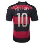 14-15 Germany Away PODOLSKI #10 Soccer Jersey