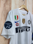 10-11 Inter Milan Away White Retro Jerseys Shirt (With all the patches)
