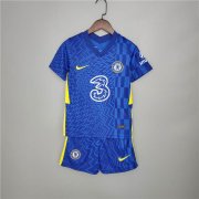 Kids/Youth Chelsea 21-22 Home Blue Soccer Kits (Shirt+Shorts)