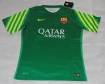 Barcelona 2015-16 Green Goalkeeper Soccer Jersey