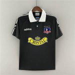 Colo-Colo Retro Soccer Jersey 92/93 Black Away Football Shirt