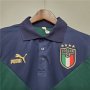 Euro 2020 Italy 20-21 Navy&Green Polo Shirt