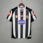 Juventus 02-03 Retro Soccer Jersey Home White&Black Football Shirt