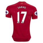 Liverpool Home 2016-17 SAKHO 17 Soccer Jersey Shirt