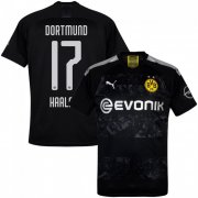 2019-20 BORUSSIA DORTMUND AWAY HAALAND #17 SOCCER JERSEY SHIRT