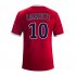 13-14 Olympique Lyonnais #10 Lacazette Away Red Jersey Shirt