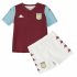 Kids 19-20 Cheap Aston Villa Home Jersey Kit(Shirt+Short)