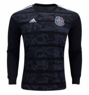 2019 MEXICO GOLD CUP LS HOME BLACK SOCCER JERSEY SHIRT
