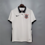 SC CORINTHIANS 20-21 HOME WHITE SOCCER JERSEY SHIRT