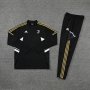 Juventus 22/23 Black Half Zipper Suit