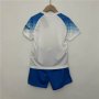 Kids 23/24 Napoli Away White Football Kit (Shirt+Shorts)