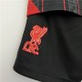 Kids Lebron James X Liverpool 23/24 Home Red Soccer Football Kit (Shirt+Shorts)