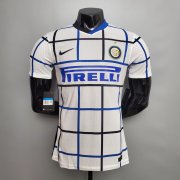 Inter Milan 20-21 Away White Soccer Jersey Football Shirt (Player Version)