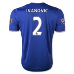 Chelsea 2015-16 Home Soccer Jersey IVANOVIC #2