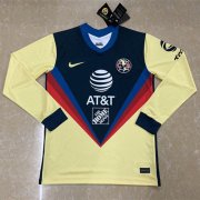 Club America 20-21 Home Long Sleeve Soccer Jersey Shirt