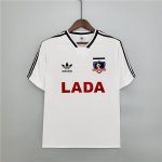 Colo-Colo Retro Soccer Jersey 1991 White Home Football Shirt