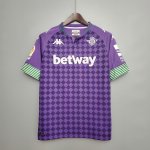 Real Betis 20-21 Away Purple Soccer Jersey Football Shirt