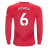 19-20 Manchester United Home Paul Pogba LS Soccer Jersey Shirt