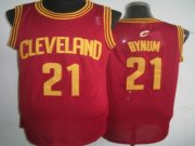 Cleveland Cavaliers Andrew Bynum #21 Red Jersey