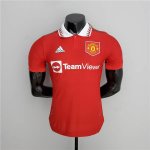 Manchester United 22/23 Home Kit Red Soccer Jersey (Authentic Version)