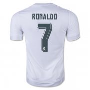 Real Madrid Home 2015-16 RONALDO #7 Soccer Jersey