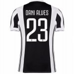 Juventus Home 2017/18 Alves #23 Soccer Jersey Shirt