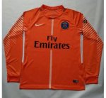 PSG Goalkeeper 2017/18 Orange LS Soccer Jersey Shirt