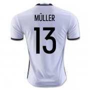 Germany Home 2016 MULLER #13 Soccer Jersey