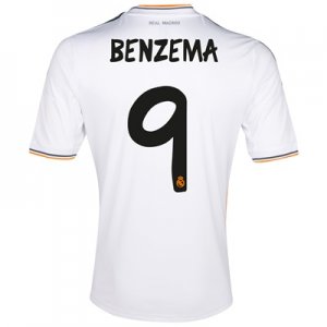 13-14 Real Madrid #9 Benzema Home Jersey Shirt