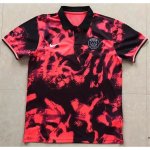 PSG Orange Black 2017/18 Soccer Polo Jersey Shirt