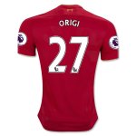 Liverpool Home 2016-17 ORIGI 27 Soccer Jersey Shirt