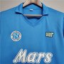 88/89 Napoli Retro Football Shirt Home Blue Soccer Shirt