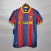 Barcelona FC 10-11 Retro Blue&Red Soccer Jersey Football Shirt