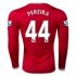 Manchester United LS Home 2015-16 PEREIRA #44 Soccer Jersey
