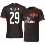 AC Milan Third 2017/18 Gabriel Paletta #29 Soccer Jersey Shirt