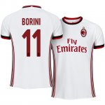 AC Milan Away 2017/18 Fabio Borini #11 Soccer Jersey Shirt