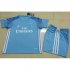 Kids Real Madrid Goalkeeper 2016/17 Blue Soccer Kits (Shirt+Shorts)