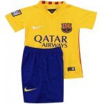 Kids Barcelona 2015-16 Away Soccer Kits(Shirt+Shorts)