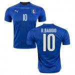 Italy Home 2016 R.Baggio Soccer Jersey