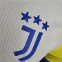 Juventus 21-22 Third Yellow&Blue Soccer Jersey Football Shirt (Player Version)