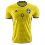 Sweden Home 2016 KALLSTROM #9 Soccer Jersey