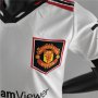 Kids Manchester United 22/23 Away White Soccer Kit (Shirt+Shorts)