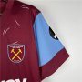 West Ham United 23/24 Football Shirt Home Red Soccer Shirt