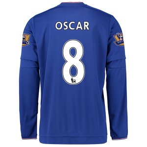 Chelsea LS Home 2015-16 OSCAR #8 Soccer Jersey