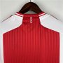 23/24 Ajax Home Red&White Soccer Jersey Football Shirt