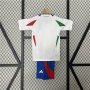 Kids Italy UEFA Euro 2024 Away Football Kit (Shirt+Shorts)